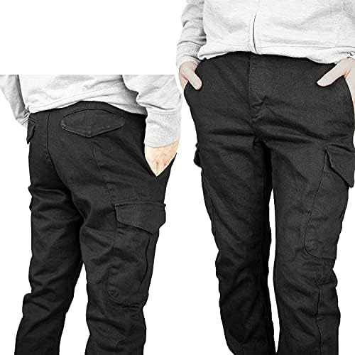 Amazon | KAKEYA-JEANS Ater 漆黒ブラックデニムカーゴ 立体裁断